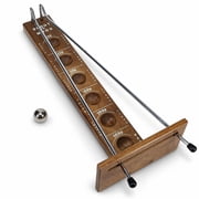 WE Games Shoot The Moon - Classic - Dark Stained Solid Wood - 17.5 inches