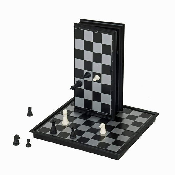 WE Games Travel Magnetic Folding Chess Set - 8 inches