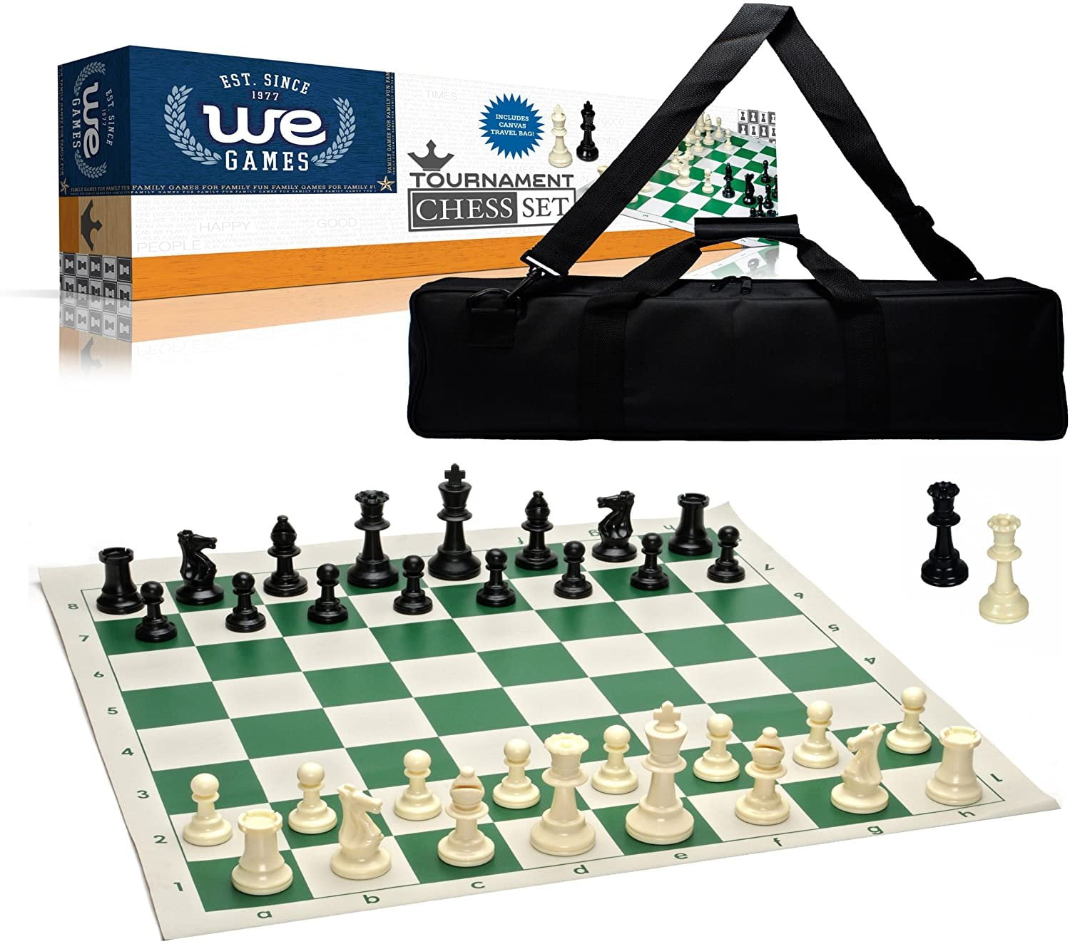 Best Weighted Professional Tournament Chess Set with Silicone Board