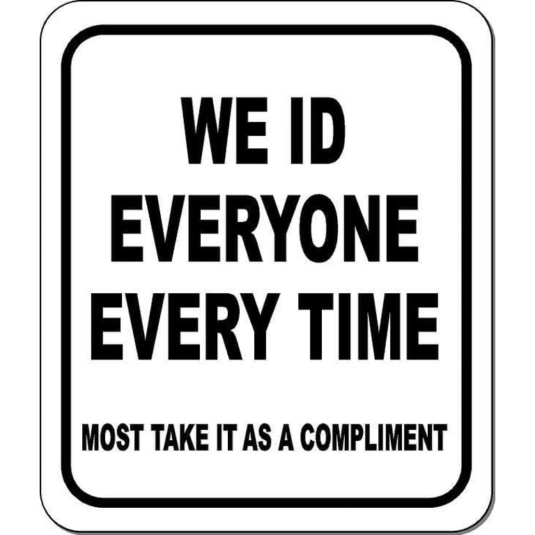 その他 Take.all-Give.all WE ID EVERYONE MOST TAKE COMPLIMENT Aluminum Composite Sign, 15