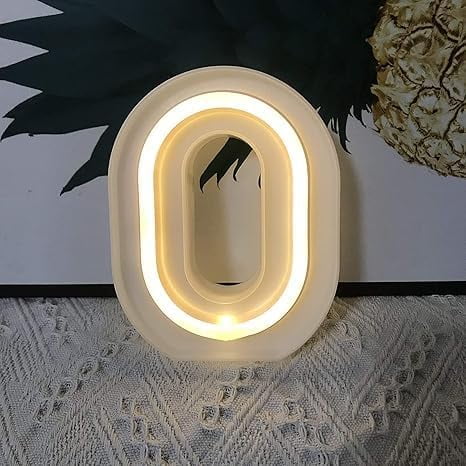WE LED Alphabet Letter Lights Battery and USB Operated Alphabet Letter Light Neon Sign Decorative Light up Words Letters Lights，Warm White