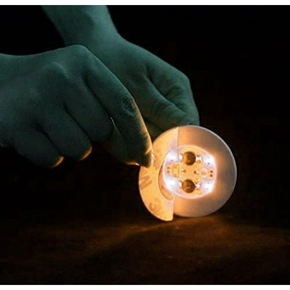 WE LED Coaster, Light Up Coasters,LED Bottle Lights, Bottle Glorifier,LED Sticker Coaster Discs Light Up Coaster (5 Pack, Blue)