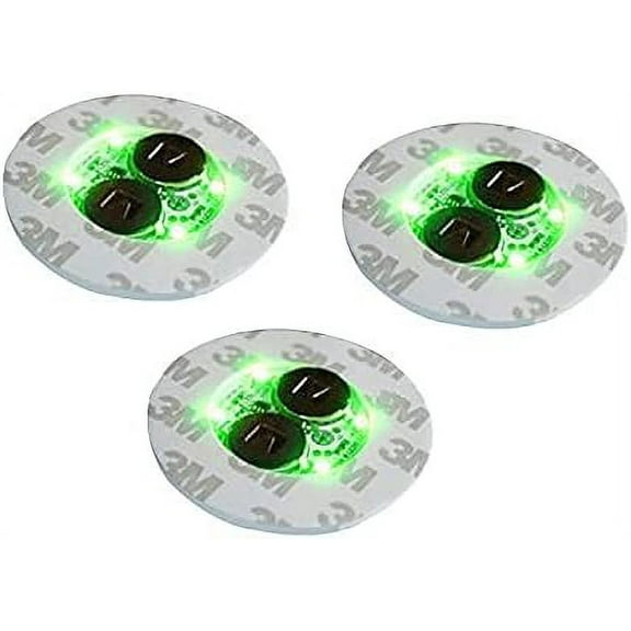 WE LED Coaster, Light Up Coasters,LED Bottle Lights, Bottle Glorifier,LED Sticker Coaster Discs Light Up Coaster (5 Pack, Blue)