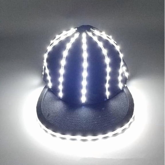 WE LED Disco Top Hat Unisex Flashing LED Hat Jazz Hats for Men Women Party CostumeParty Hat
