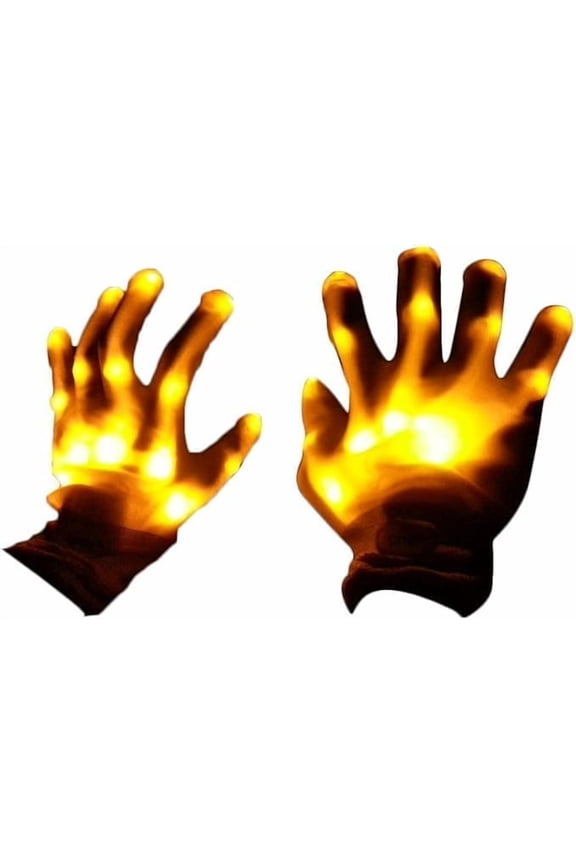 LED Finger Gloves,Finger Light Gloves,LED Gloves for Teen and Adult Gifts,The Toys for n Halloween,2 pairs of equipment