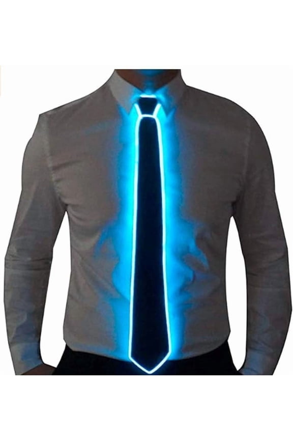 LEDLed Tie, Light Up Fanny Ties Novelty Necktie For Men LED Light Up Ties Costume Accessory