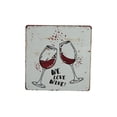 thumbnail image 1 of WE LOVE WINE Metal Wine Sign, 1 of 3
