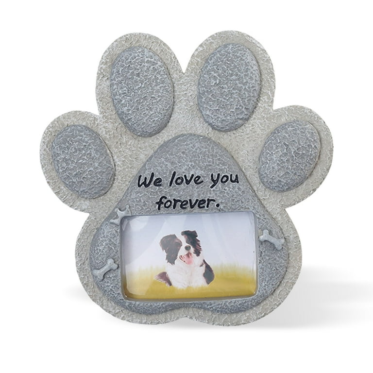 Custom Photo Pet Memorial Wall Art, Dog Passed Away Gift, Pets In