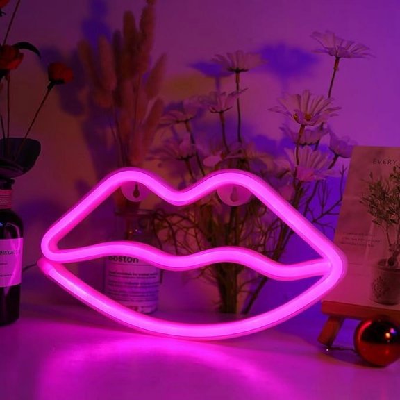 WE Neon Sign LED Neon Light Night Lamp USB Battery Powered Led Neon Light Sign Bedroom Wall Decor