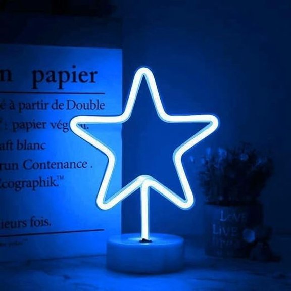 WE Neon Sign LED Neon Light Night Lamp USB Battery Powered Led Neon Light Sign Bedroom Wall Decor