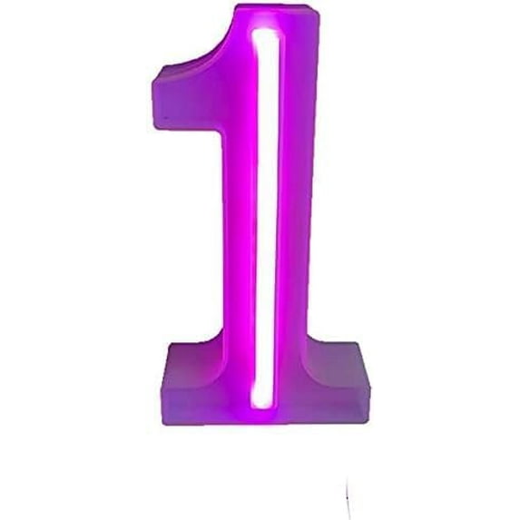 WE Neon Sign, Neon Alphabet Light Light Up LED Letters Lights Light Up Marquee Letters Lights Battery USB Pink