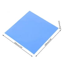 WE-POLUJ 100mmx100mmx0.5mm 1Sheet/100PCS Thermal Pad GPU CPU Heatsink Cooling Conductive