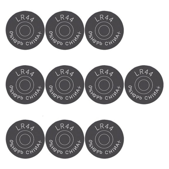 WE-POLUJ 10Pcs LR44 AG13 357 357A A76 GPA76 Button Batteries 1.5V Cell Coin Watch Toys LED Light Remote Battery Replacement