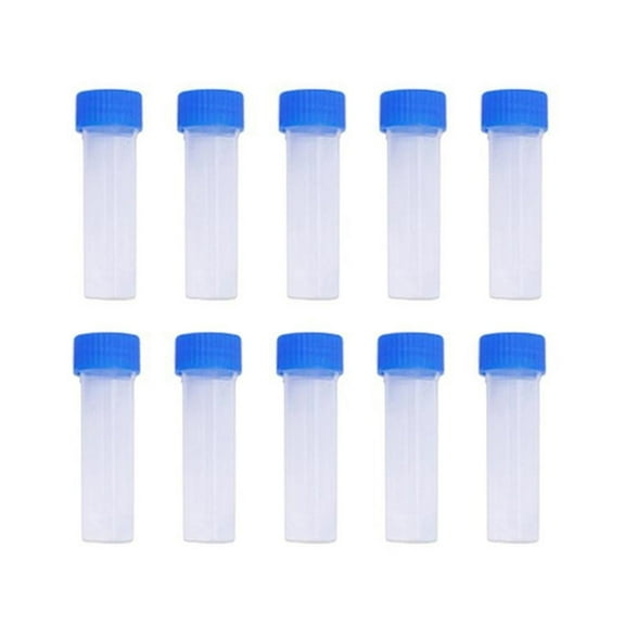 WE-POLUJ 10pcs Sewing Needle Tube Button Container Box Holder Felting Needle Organizer