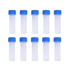 WE-POLUJ 10pcs Sewing Needle Tube Button Container Box Holder Felting Needle Organizer