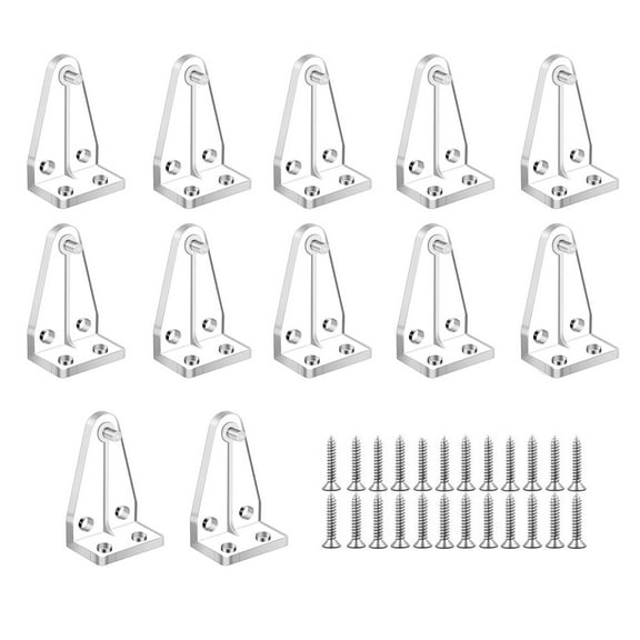 12/24Pcs Window Blind Bottom Holders Clamps Brackets Blind Hold Down Clip for Secure Positioning Hook Curtain Accessorie
