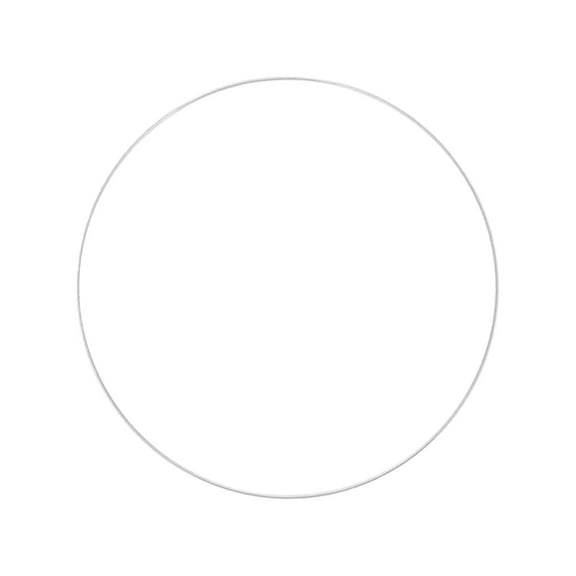 12" Iron Wreath Frame for Project Wedding Decoration Wreath Rings Hoop Metal Floral Hoop Festive Ornament Accessory