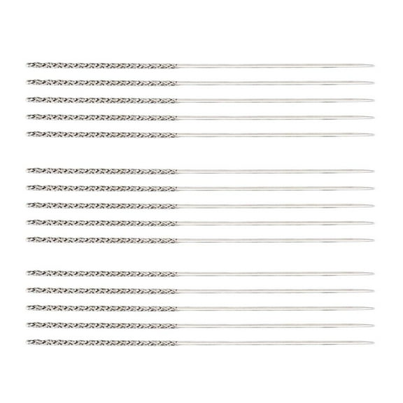 WE-POLUJ 15 Pcs Snag Repair Tool Snag Nab It Tool Snag Repair Needle Leather Craft Sewing Needle Repair Needle Set for Knitting