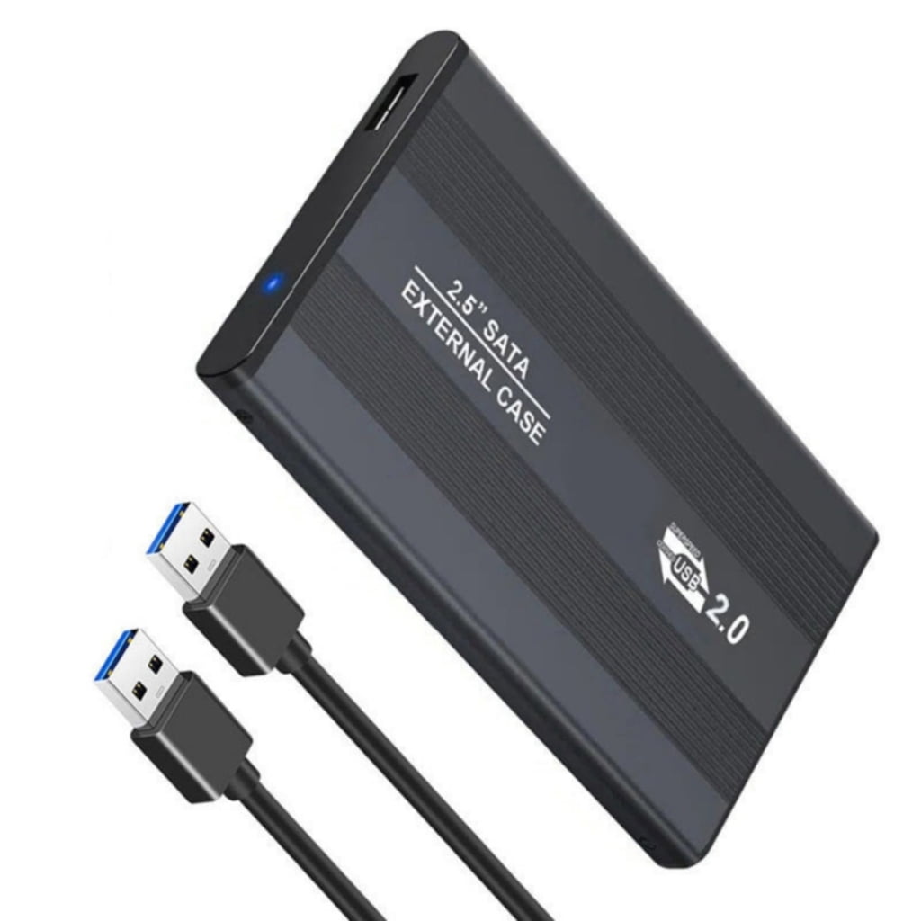 WE-POLUJ 2.5inch External Hard Drives Enclosure USB3.0/USB2.0 for 2 ...