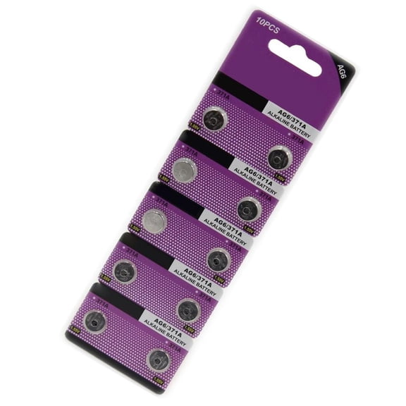 WE-POLUJ 20Piece/10Pieces AG6 SR920SW Watch Battery, Reliability Performances 1.5V Button Cell Batteries for Small Electronics