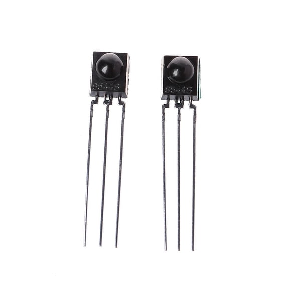 WE-POLUJ 2Pcs DIP-3 IC TSOP4838 IR Receiver Tubes 38Khz Remote Infrared Radiation Module
