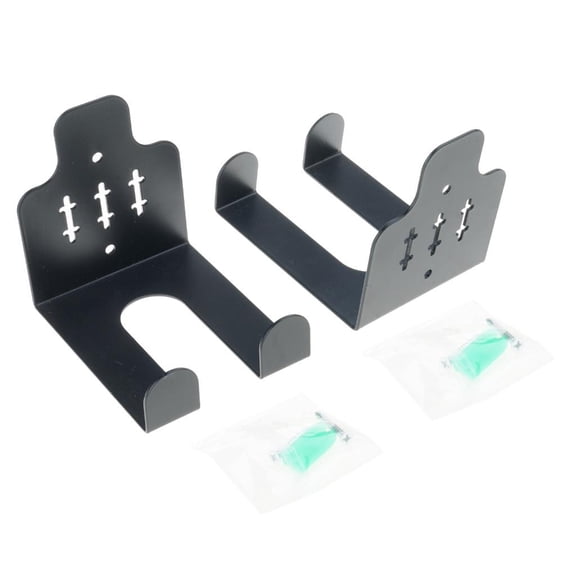 WE-POLUJ 2pcs Steel Barbells Storage Rack Vertical Space Optimization Solution Gym Wall Mount Easy to Use for Fitness Equipment