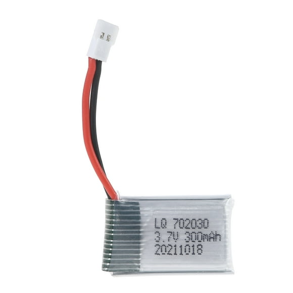 WE-POLUJ 3.7V 300mAh Lipo Battery Rechargeable 702030 Lithium-ion Polymer Battery for E55 FQ777 FQ17W DFD F180 FY530 U816 U830 H107 X11C