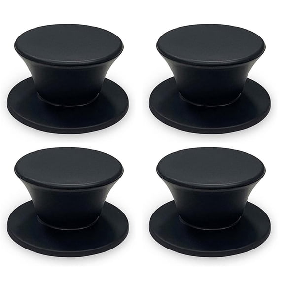 WE-POLUJ 4PCS Flexible Silicone Cookware Lid Silicone Cover Caps Versatile Cooking Tools