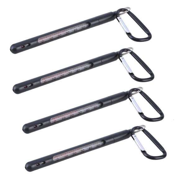 WE-POLUJ 4Pcs Measurement Tool Fishing Outdoor Water Thermometer Tool Fishing Thermometer