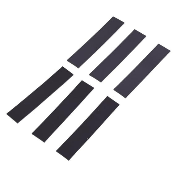 WE-POLUJ 6pcs Magnetic Tape Strong Adhesive Backing Srtip for Home Decoration Office Organization and Tool Fixation Solution