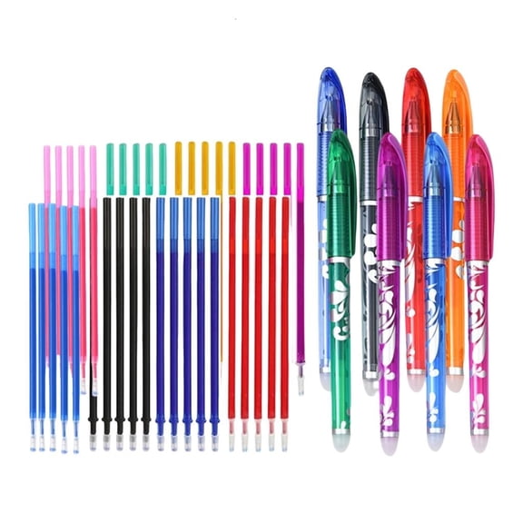 WE-POLUJ 8 Colors Erasable Pen Neutral Pen with Refills Gel Pen Writing Pen Gel Ink Pen