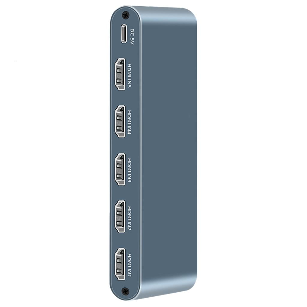 WE-POLUJ 8K501 5x1 HDTV 2.1 Switching Box 5 Port For Shared Screen ...