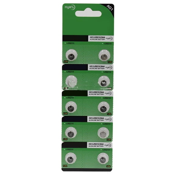 WE-POLUJ AG1/621/364 Watch Battery Alkaline Button Cells Batteries for Small Devices