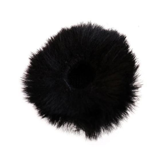 WE-POLUJ Artificial Furry Wind Microphone Cover Muff Windscreen Windshield for Lapel