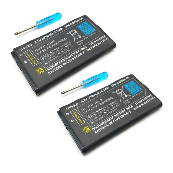WE-POLUJ Battery for NS 3DS 3DSLL 3DSXL 3.7V, 2000mAh,Lithium Battery Replacement Game Console Battery SPR-003