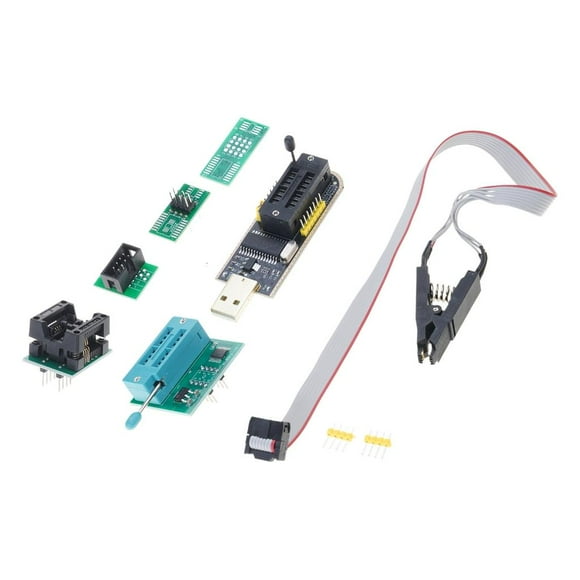 WE-POLUJ CH341B Programmer Kit EEPROM Flash for IC Testing and Chip Programming Needs