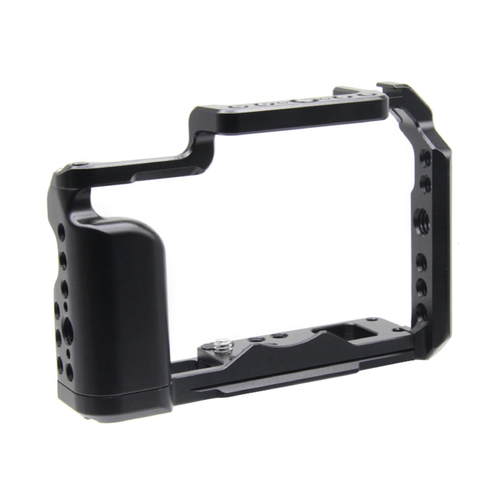 Fuji XT20/XT30 Camera Cage – Aluminum Alloy Protection Frame With Cold Shoe Mounts, Tripod Compatible