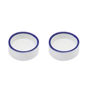 WE-POLUJ Ceramic Mini Reptile Worm Dish Lizard Escape Proof Round Bowl Spider Water Dish
