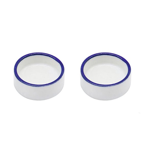 WE-POLUJ Ceramic Mini Reptile Worm Dish Lizard Escape Proof Round Bowl Spider Water Dish