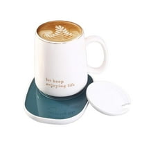 WE-POLUJ Coffee Mugs Warmer Cup Heating Pad Desk Electric Beverage Warmer Plate 55℃ Constant Temperature for Cocoa Water Milk