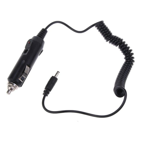 WE-POLUJ DC5.5mm x 2.1mm Male to 12V Car Cigarette Lighter Male 22AWG Coiled Cable DC Car Charger Extension Power Adapter