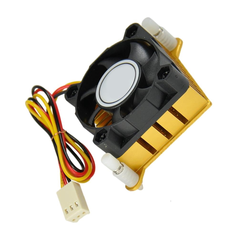 WE-POLUJ Efficient Aluminium Heatsink DC5V 12V 40mm Fan for Northbridge ...