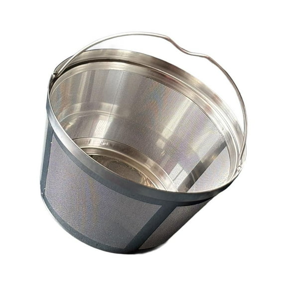 WE-POLUJ Efficient Round Metal Coffee Filter Suitable with Most Coffee Makers