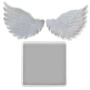 WE-POLUJ Epoxy Resin Molds Angel Wing Molds Silicone Molds Casting Molds Jewelry Molds