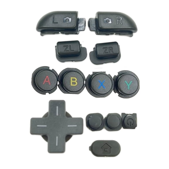 WE-POLUJ For New 3DSXL 3DSLL Host Full Set Complete D Pad Home ON OF Power Buttons Repair