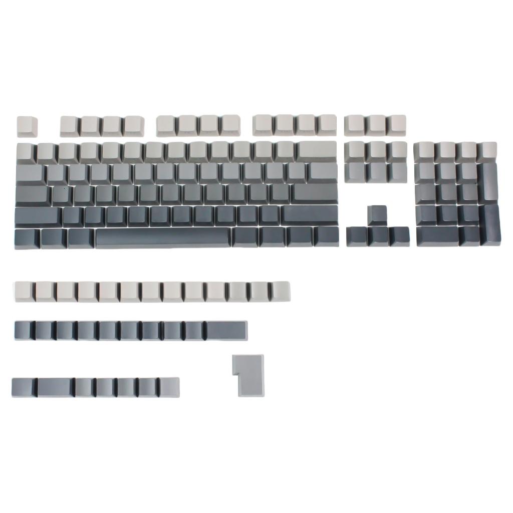 WE-POLUJ Gradients Translucent OEM Profile Keycaps Set for Enhances LED ...