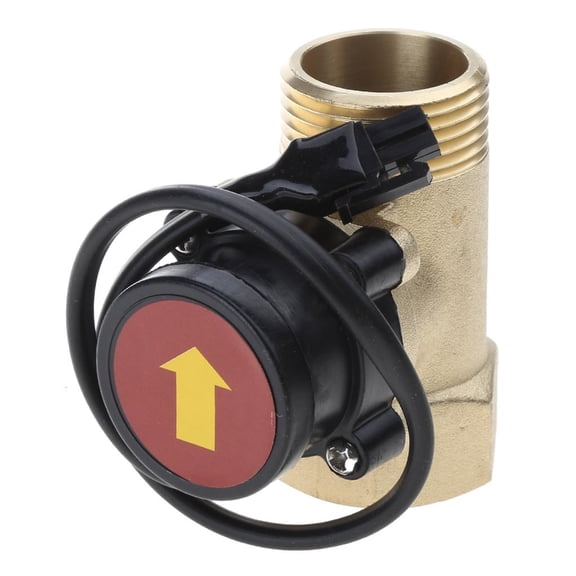 WE-POLUJ HT800 1" Water Pump Flow Sensor Switch Liquid Booster Solar Heater Brass