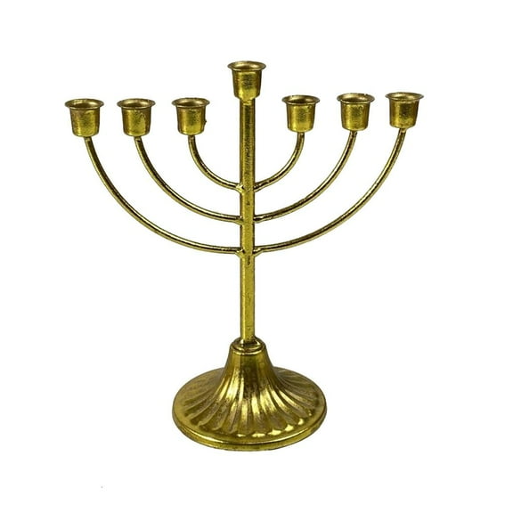 WE-POLUJ Hanukkah Menorah Candle Holder 7/9 Headed Candle Stand Chic Candle Candelabra