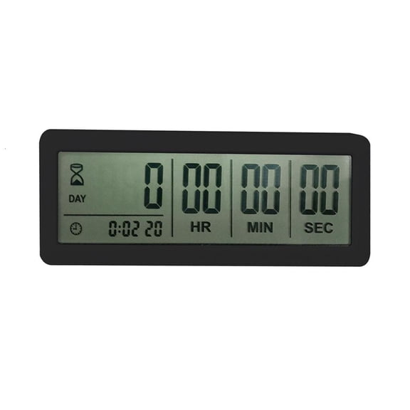 WE-POLUJ LED Countdown Clock Digital Timer 999 Days Retirement Reusable Clock Vacation Timer Wedding Countdown for Holiday Indoor
