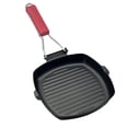 thumbnail image 1 of WE-POLUJ Large Nonstick Grilling Pans Foldable Dish Pans Steak Pans Refined Iron Texture Suitable for Stovetops Easy Cooking, 1 of 9
